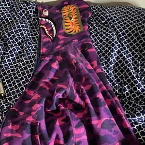 Bape shark full zip hoodie 1/2 Camo